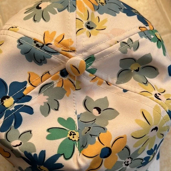NWT Kate Spade Floral Printed Baseball Cap/Hat - Picture 5 of 9